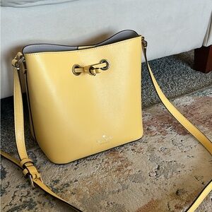 Kate Spade Yellow Bucket Bag